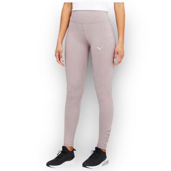 Puma Pants - NWT Puma Women’s Ruched Fusion Pocket Tights – Size Small – Purple – 27” Inseam